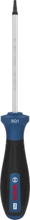 Obeng Bosch PRO SQ1 dengan pegangan ergonomis.